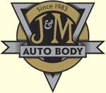 Logo (Original Version): J&M Auto Body