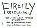 Temporary Tattoo (back): Firefly Restaurant