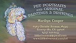 Business Card (front): Pet Portraits