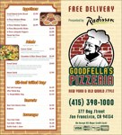 Menu (outside): Goodfella's Pizza