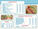 Menu (inside): Submarine Center